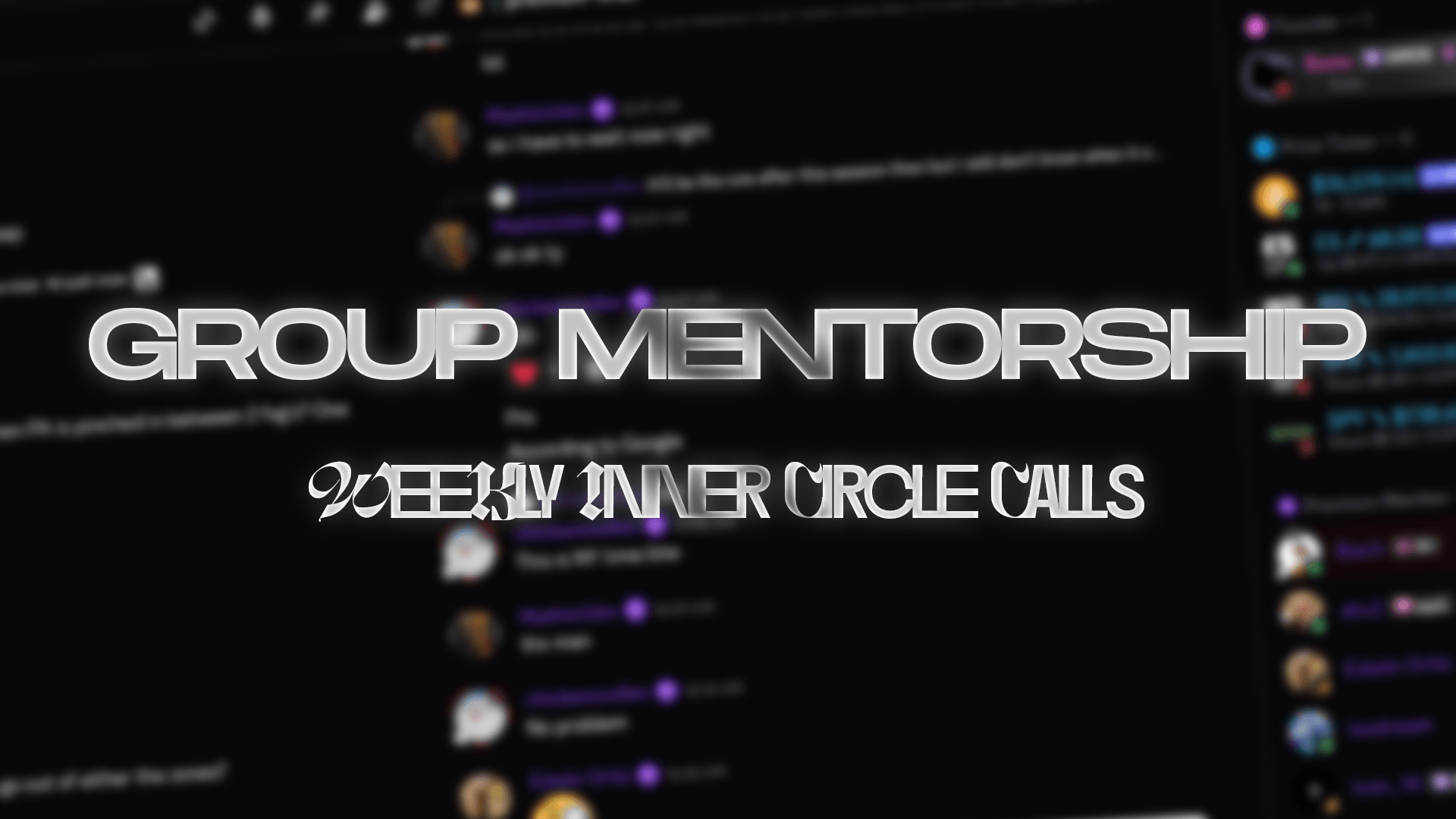 Group Mentorship